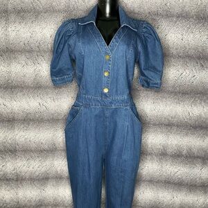 Classic Blue Women's Denim Overalls